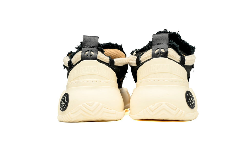 xVESSEL G.O.P. Lows 2.0 Black Canvas Sneakers