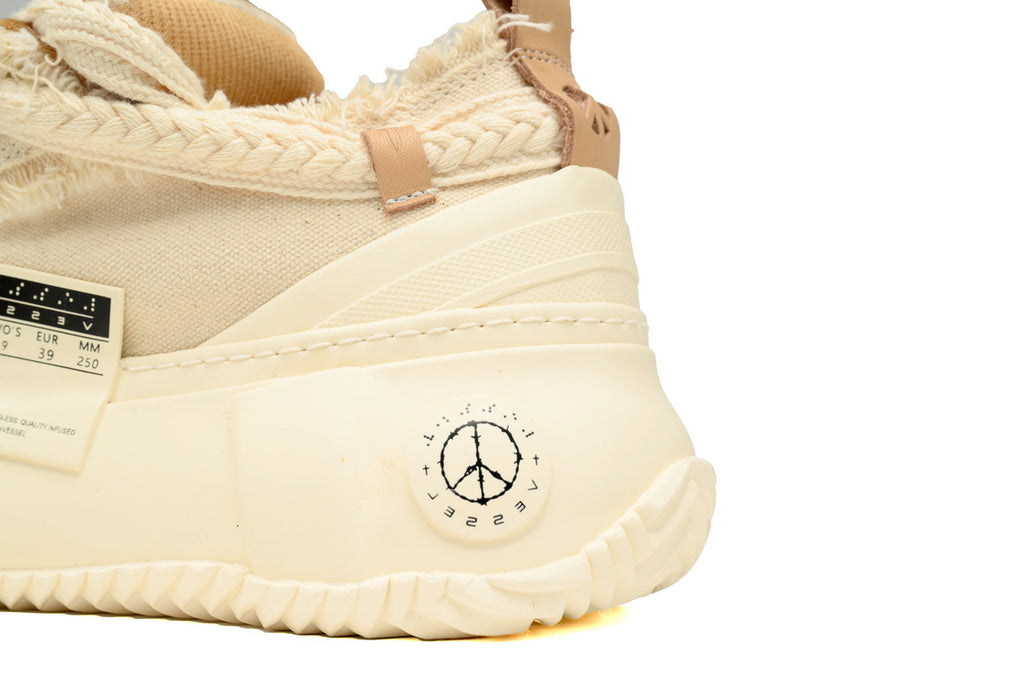 xVESSEL G.O.P. Lows 2.0 White Canvas Sneakers