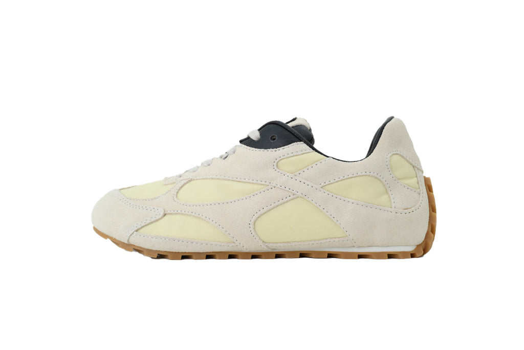 Bottega Veneta Orbit Flash Sneakers – Sea Salt/Black