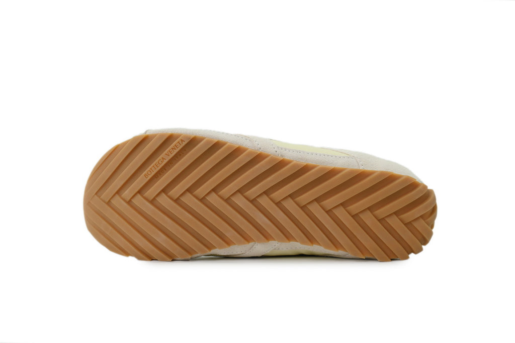 Bottega Veneta Orbit Flash Sneakers – Sea Salt/Black