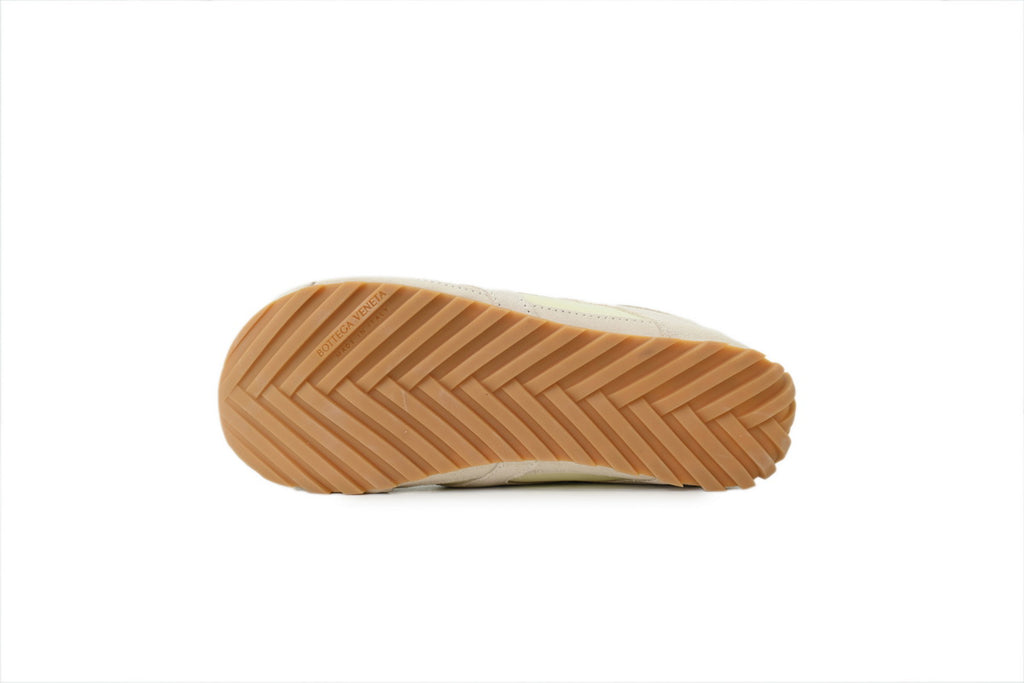 Bottega Veneta Orbit Flash Sneakers – Beige/Coffee