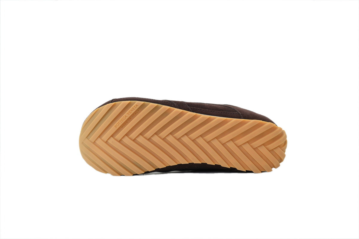 Bottega Veneta Orbit Flash Sneakers – Fondant Brown