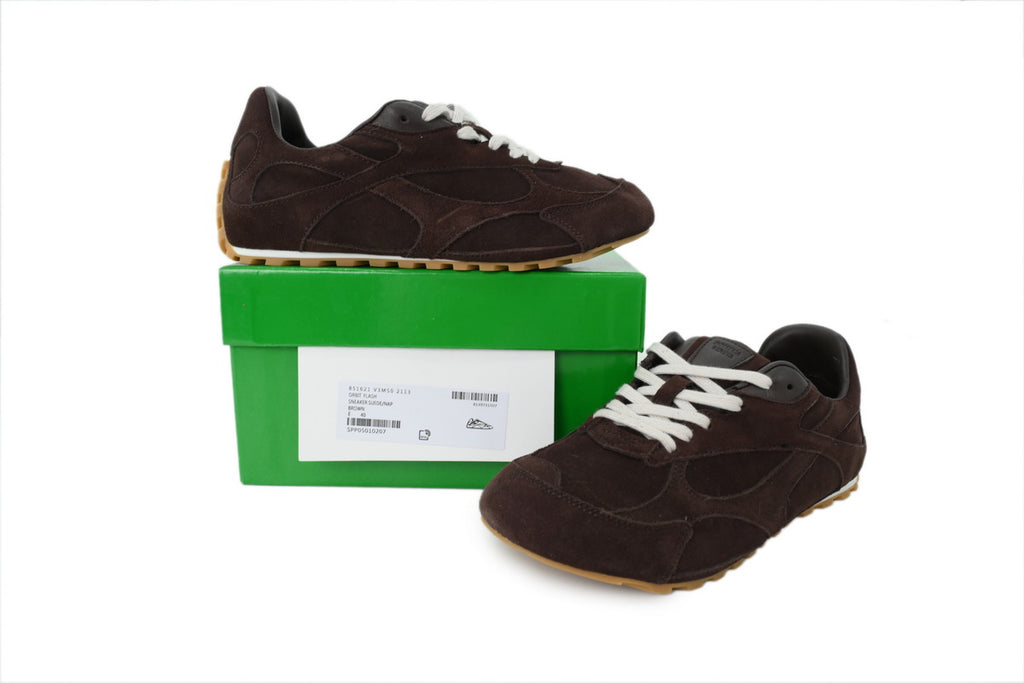 Bottega Veneta Orbit Flash Sneakers – Fondant Brown