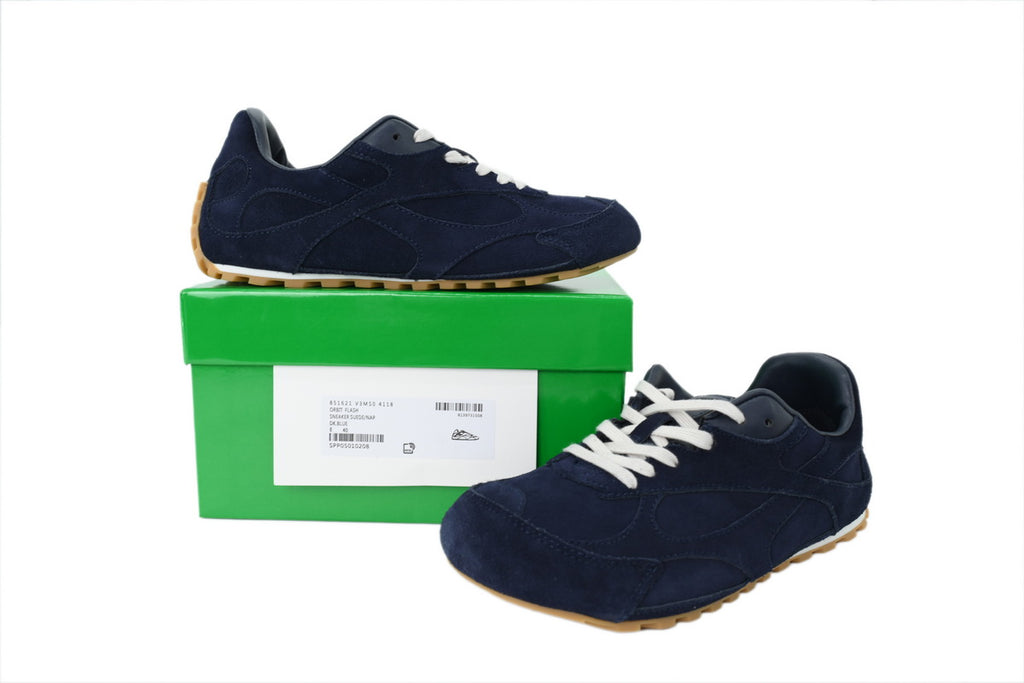 Bottega Veneta Orbit Flash Sneakers – Neptune Blue