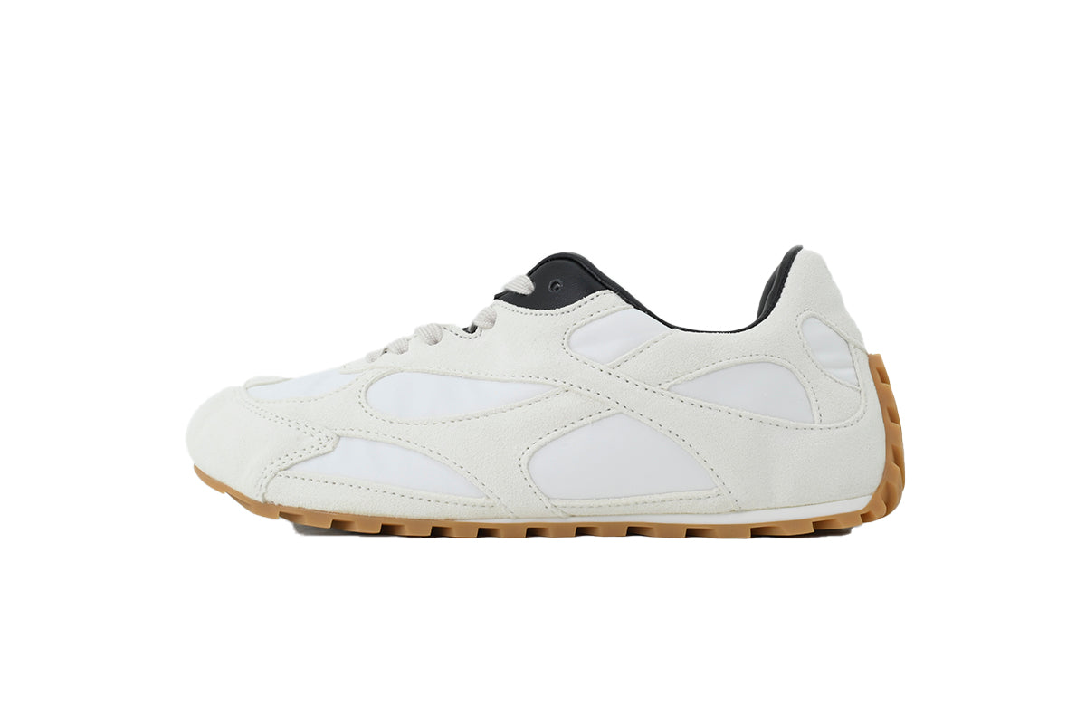 Bottega Veneta Orbit Flash Sneakers – Light Beige