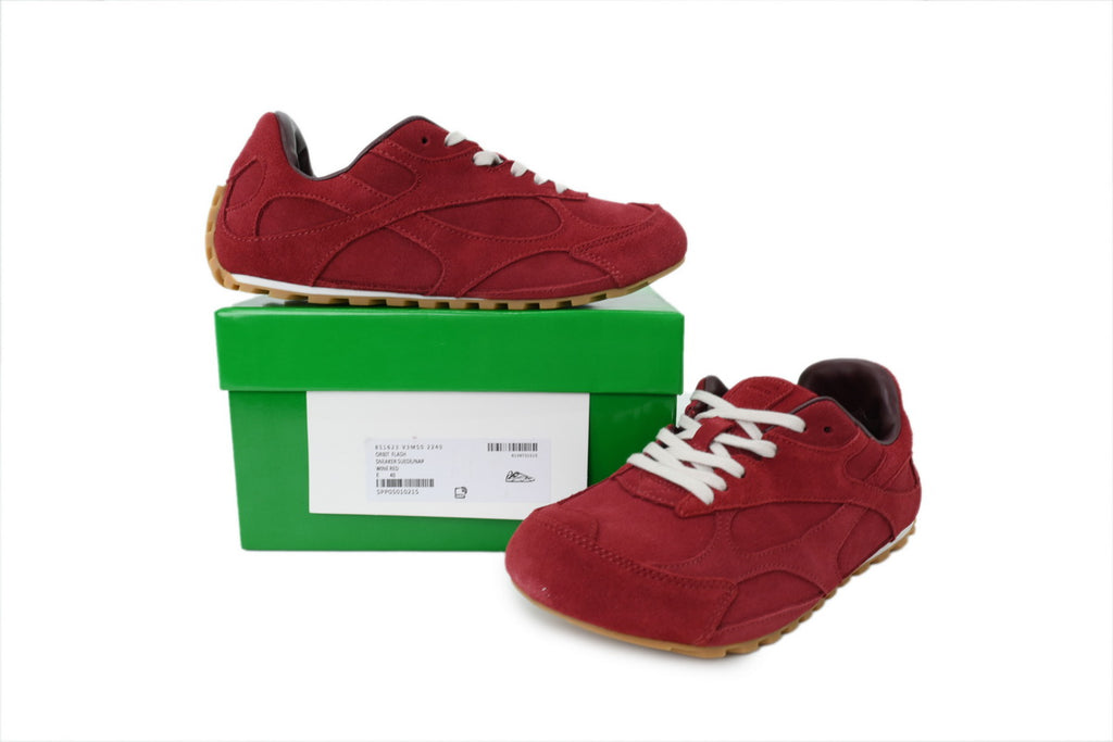 Bottega Veneta Orbit Flash Sneakers – Barolo Suede
