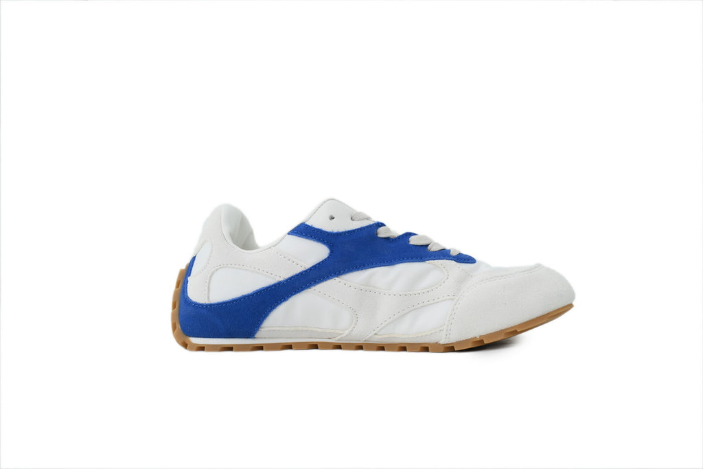 Bottega Veneta Orbit Flash Sneakers – White/Blue