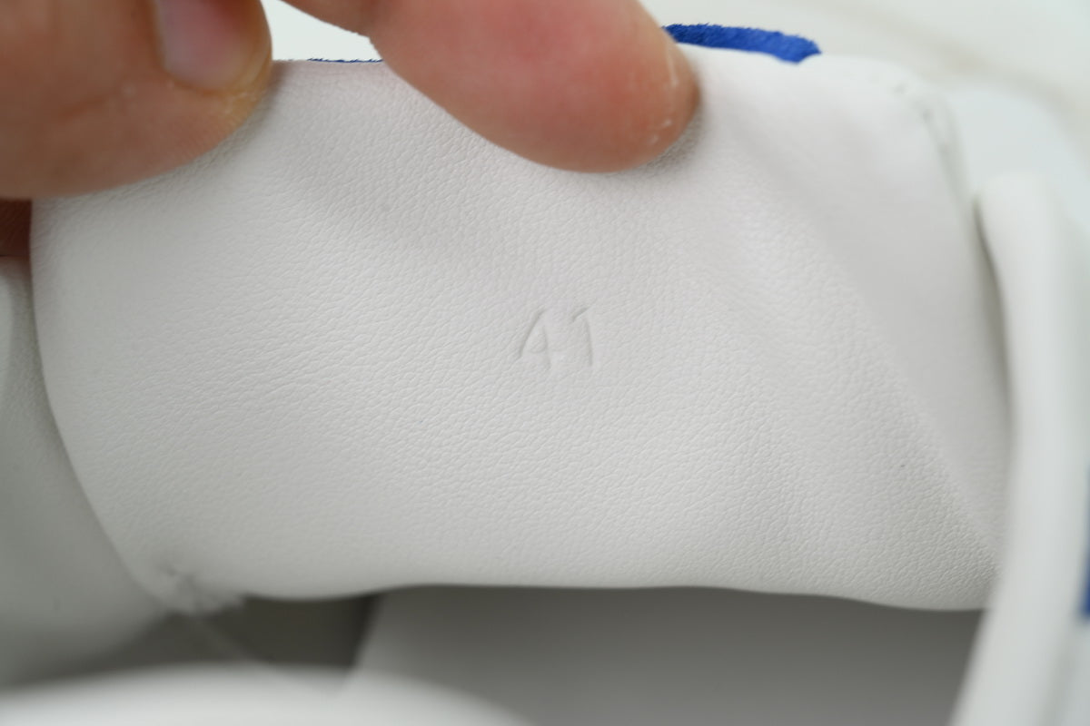 Bottega Veneta Orbit Flash Sneakers – White/Blue