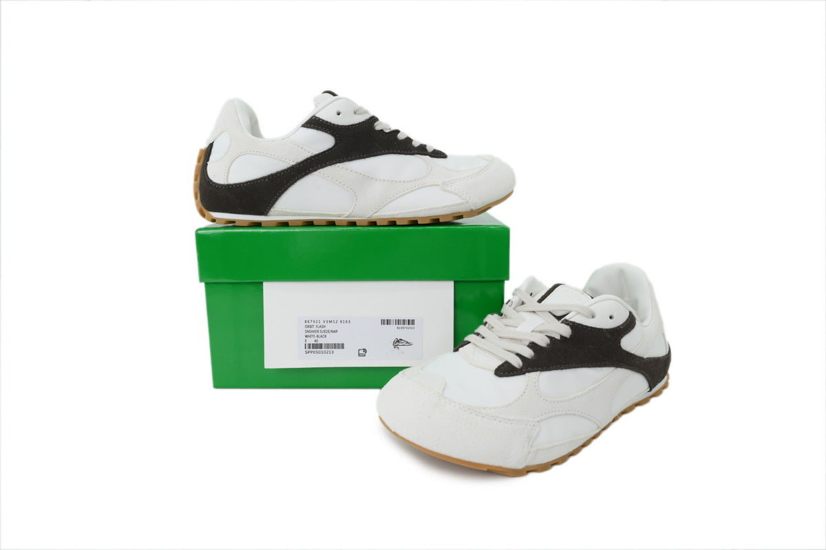 Bottega Veneta Orbit Sneakers – White/Black