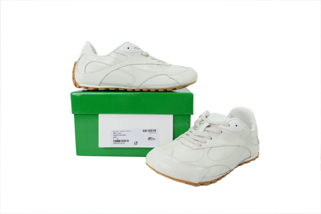 Bottega Veneta Orbit Flash Sneakers – Sea Salt Caramel