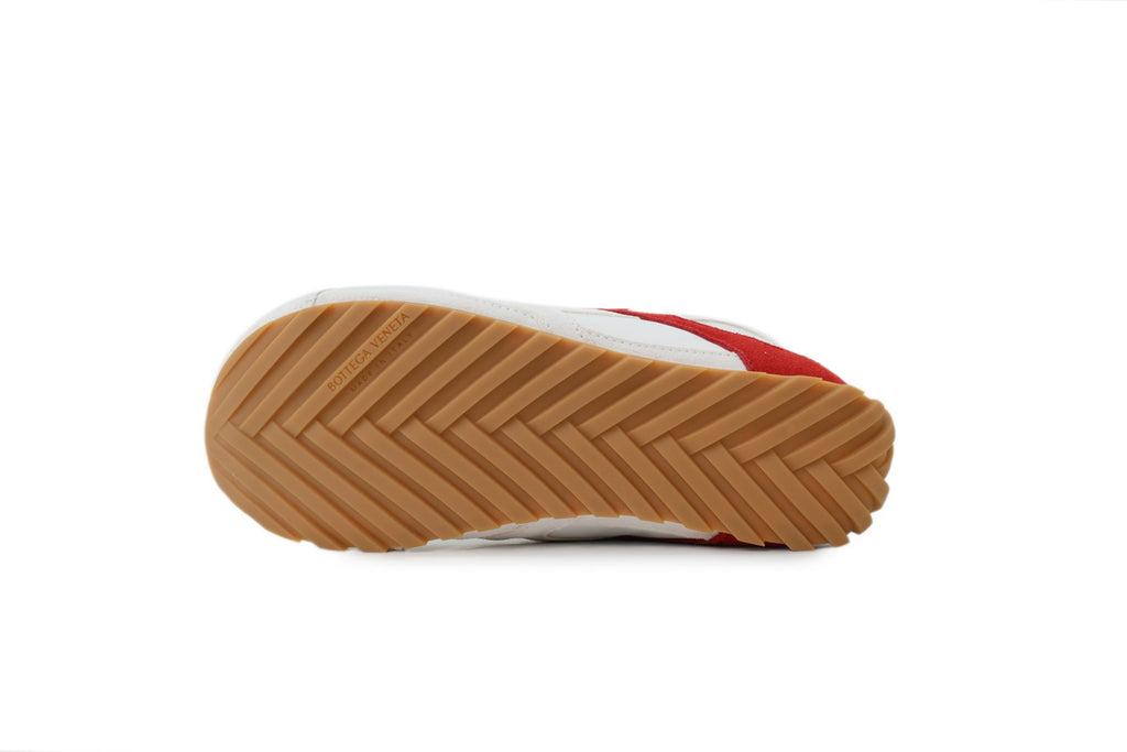 Bottega Veneta Orbit Flash Sneakers – White/Red