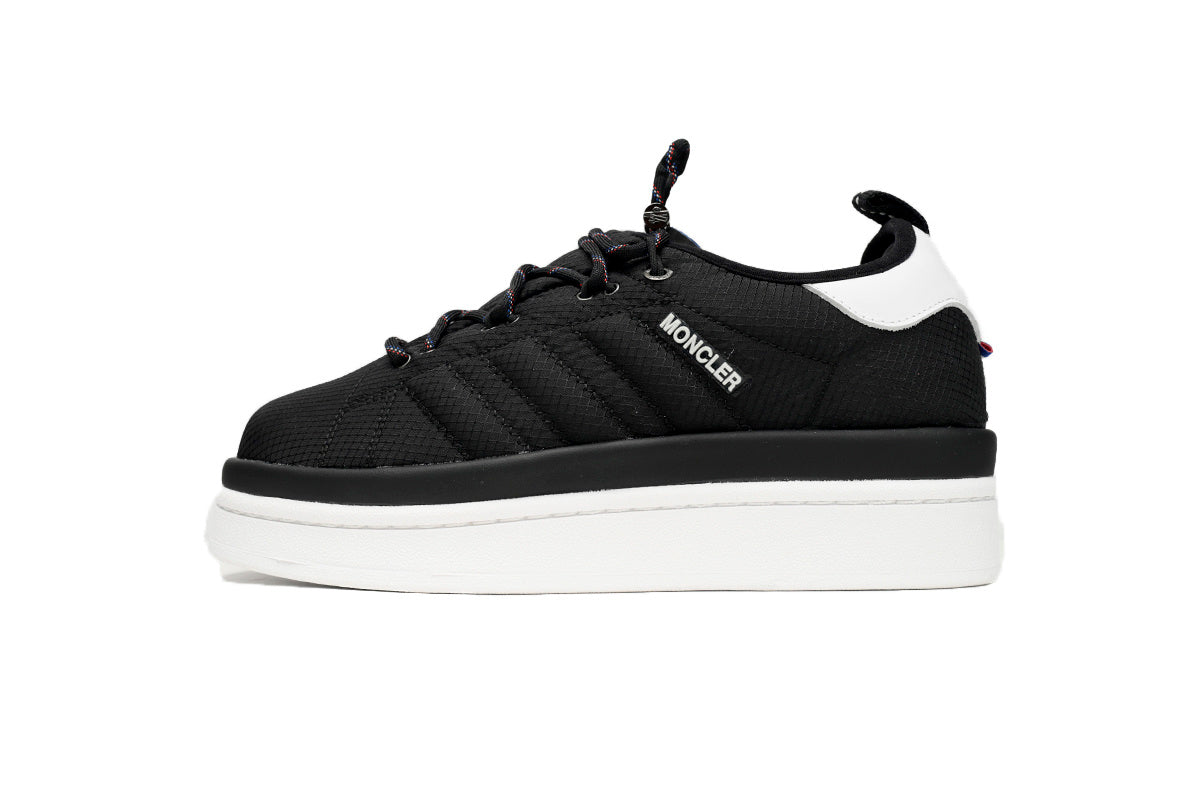 adidas Originals x Moncler Campus Black White Sneakers