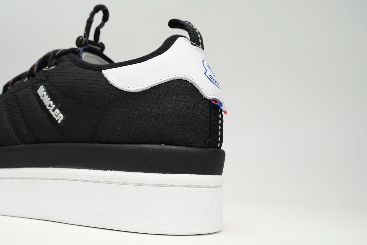 adidas Originals x Moncler Campus Black White Sneakers