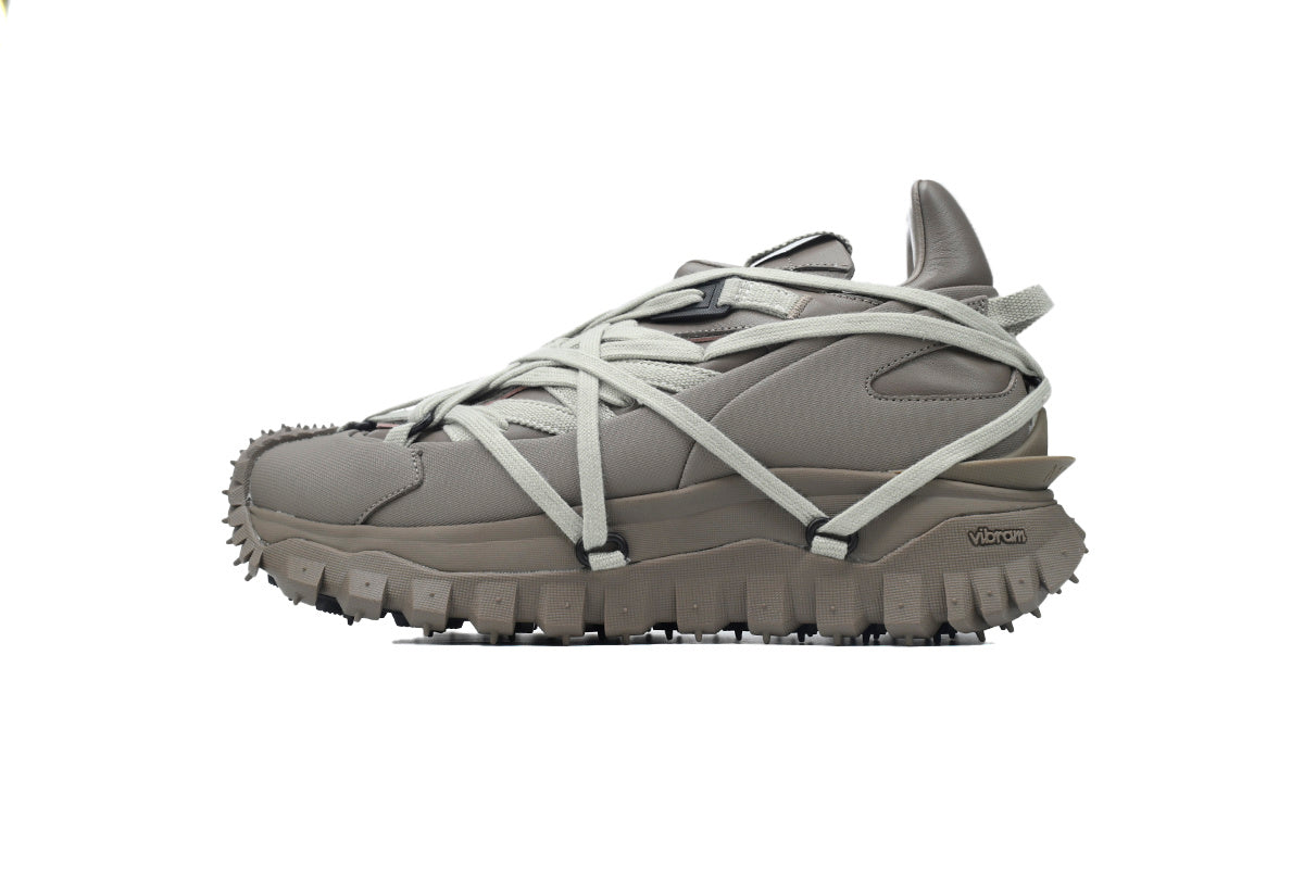 Moncler x Rick Owens Trailgrip Megalace Dust Gray Sneakers
