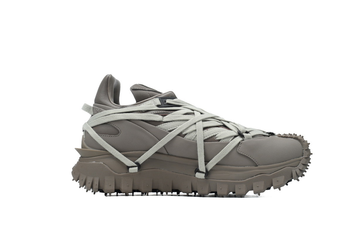 Moncler x Rick Owens Trailgrip Megalace Dust Gray Sneakers