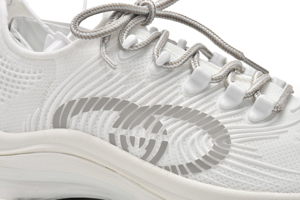 Gucci Run White Technical Knit Sneakers