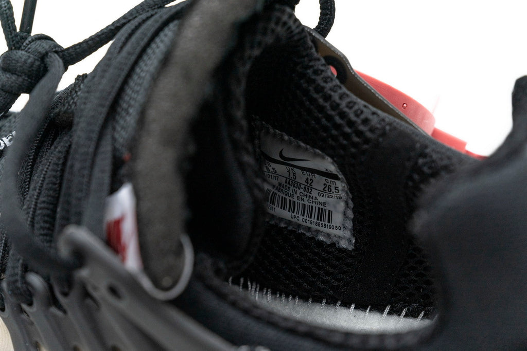 OFF-WHITE x Nike Air Presto Black Sneakers