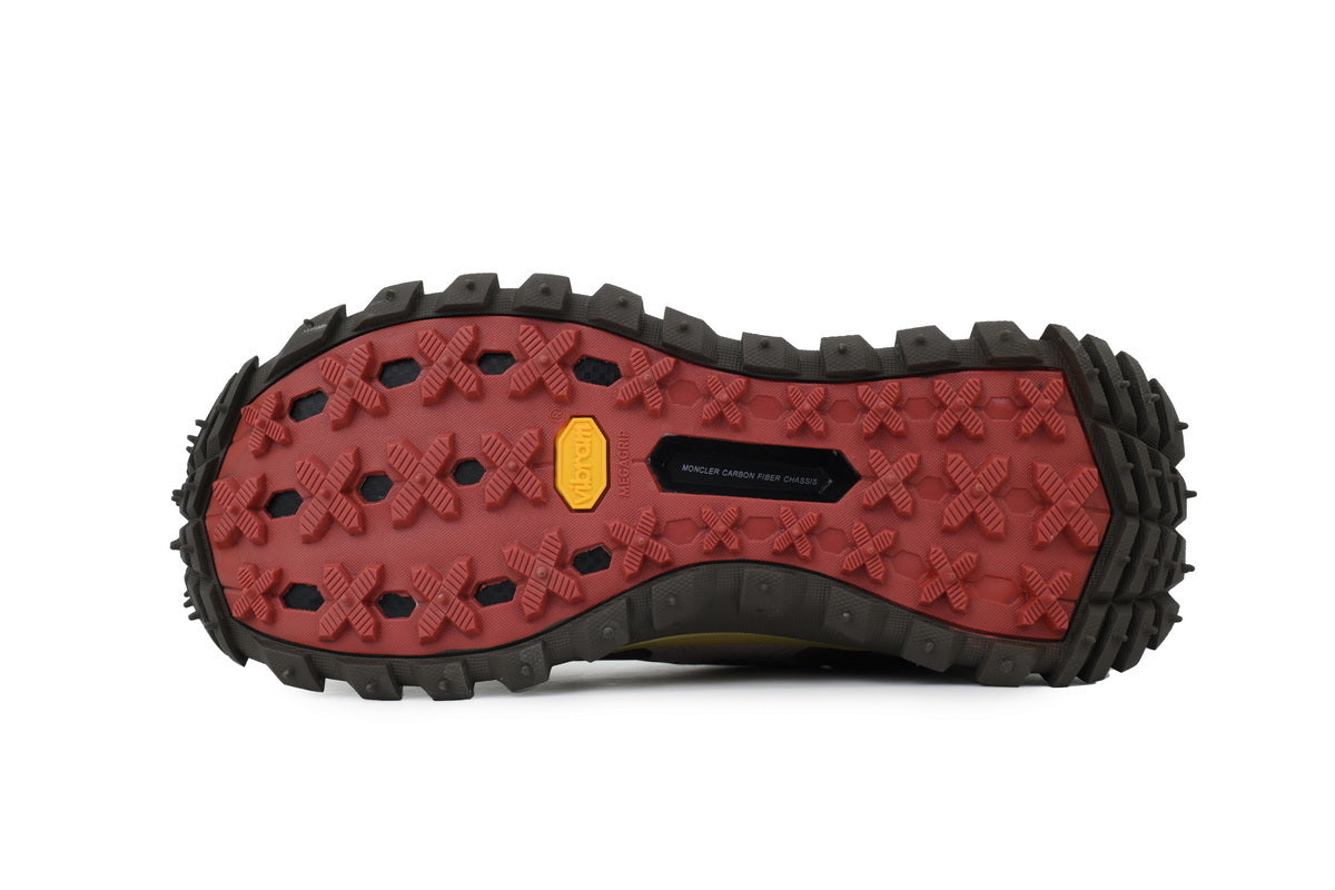 Moncler Trailgrip Beige Brown Green Sneakers