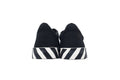 Off-White Vulc Low Black Violet Canvas Sneakers