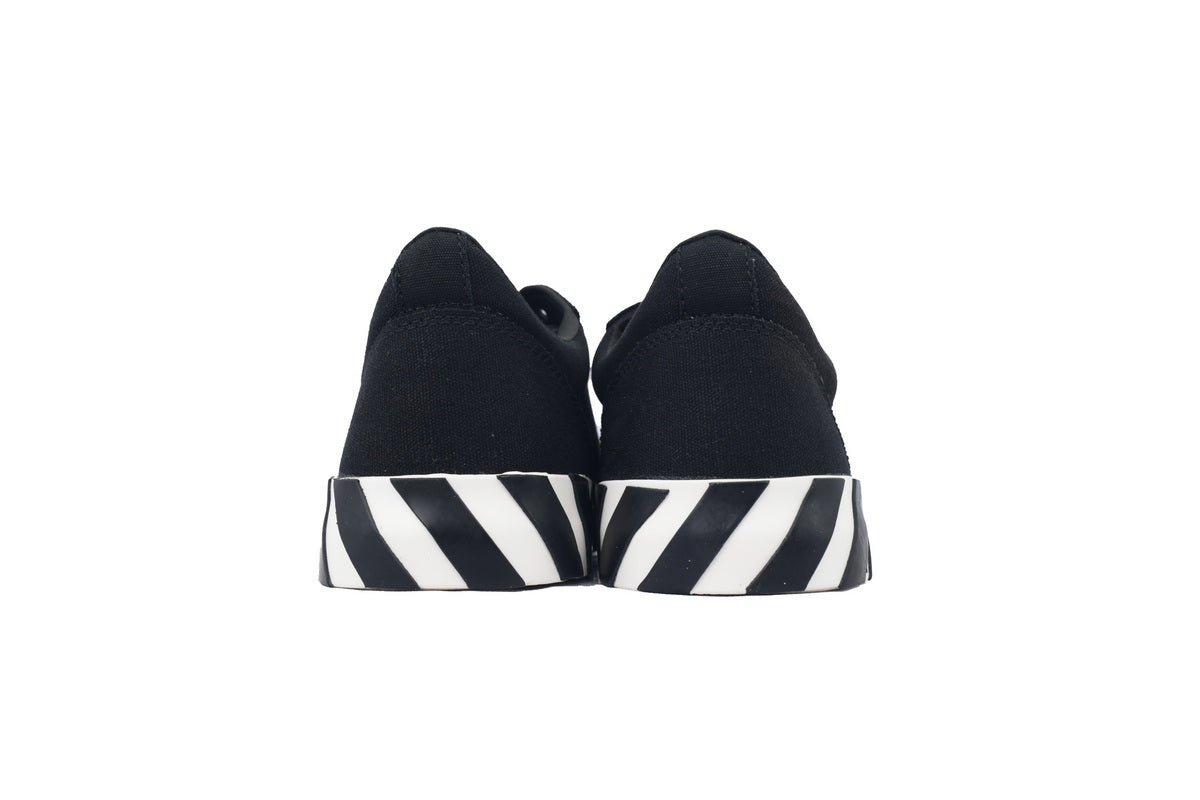 Off-White Vulc Low Black Violet Canvas Sneakers
