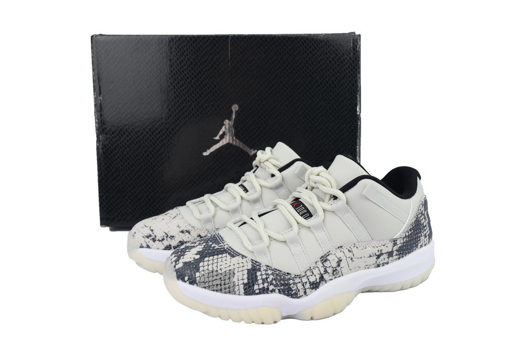 Air Jordan 11 Retro Low 'Light Bone Snakeskin'
