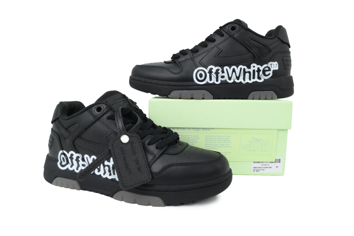 Off-White Out Of Office Low-Top Sneakers Black Print