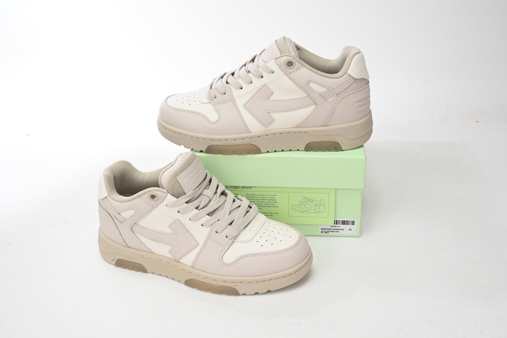 Off-White Out Of Office Low-Top Sneakers Beige