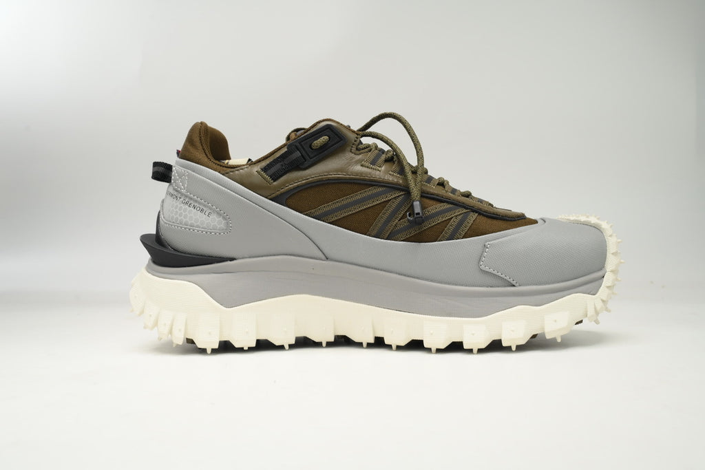 Moncler Trailgrip GTX Khaki Green Gray Sneakers