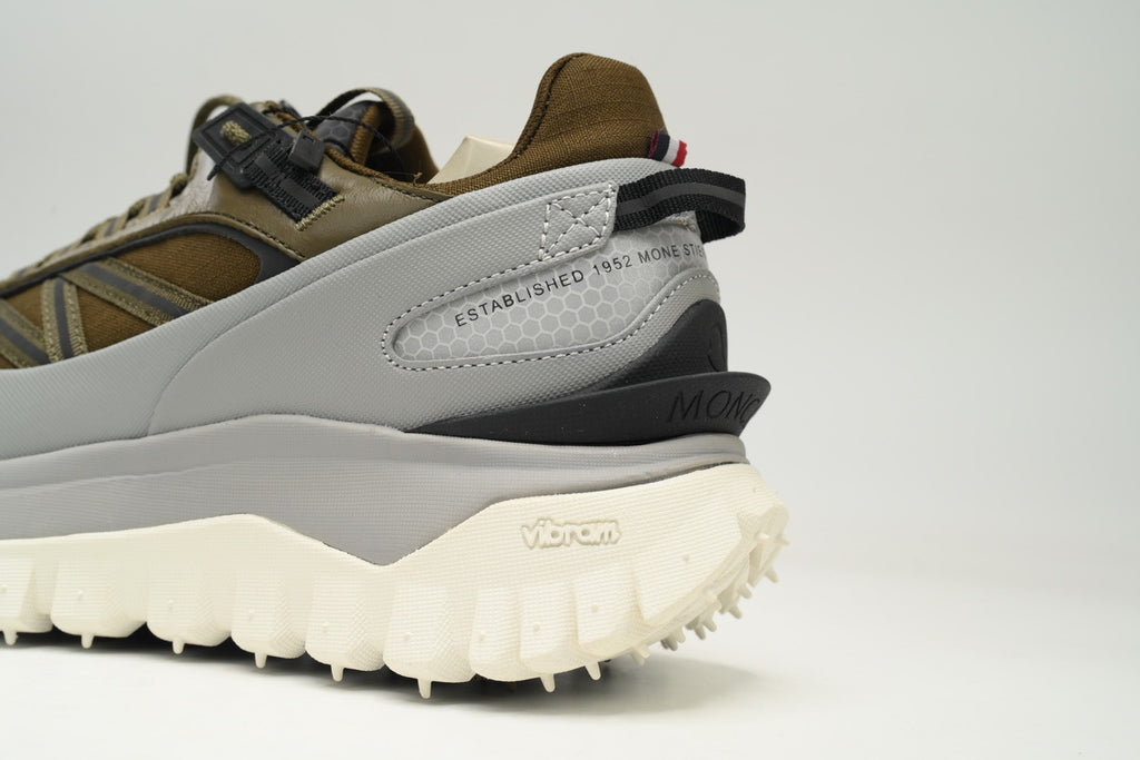 Moncler Trailgrip GTX Khaki Green Gray Sneakers