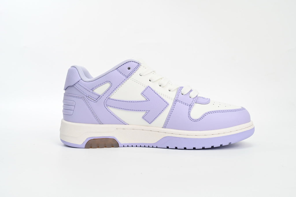 Off-White Out Of Office Low-Top Sneakers Purple White