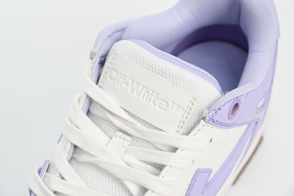 Off-White Out Of Office Low-Top Sneakers Purple White