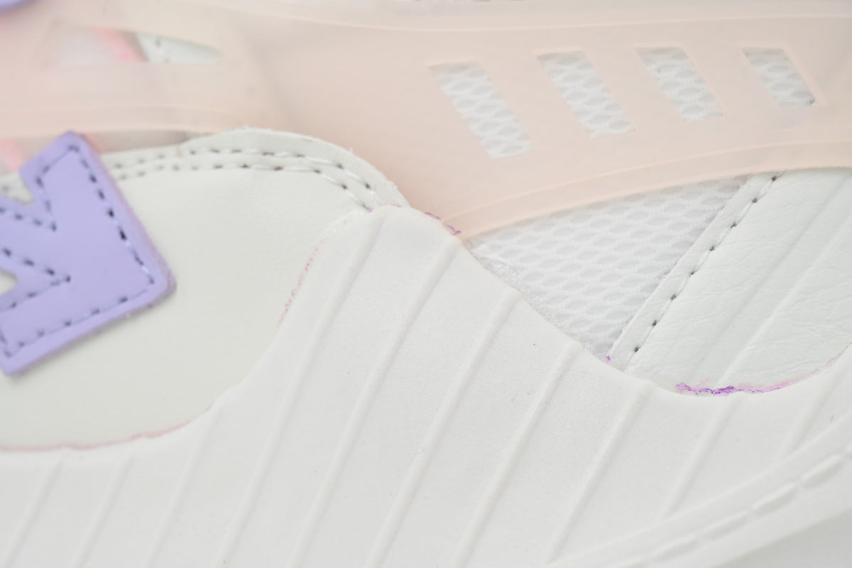 Off-White ODSY-1000 Ivory Lavender Mixed-Material Sneakers