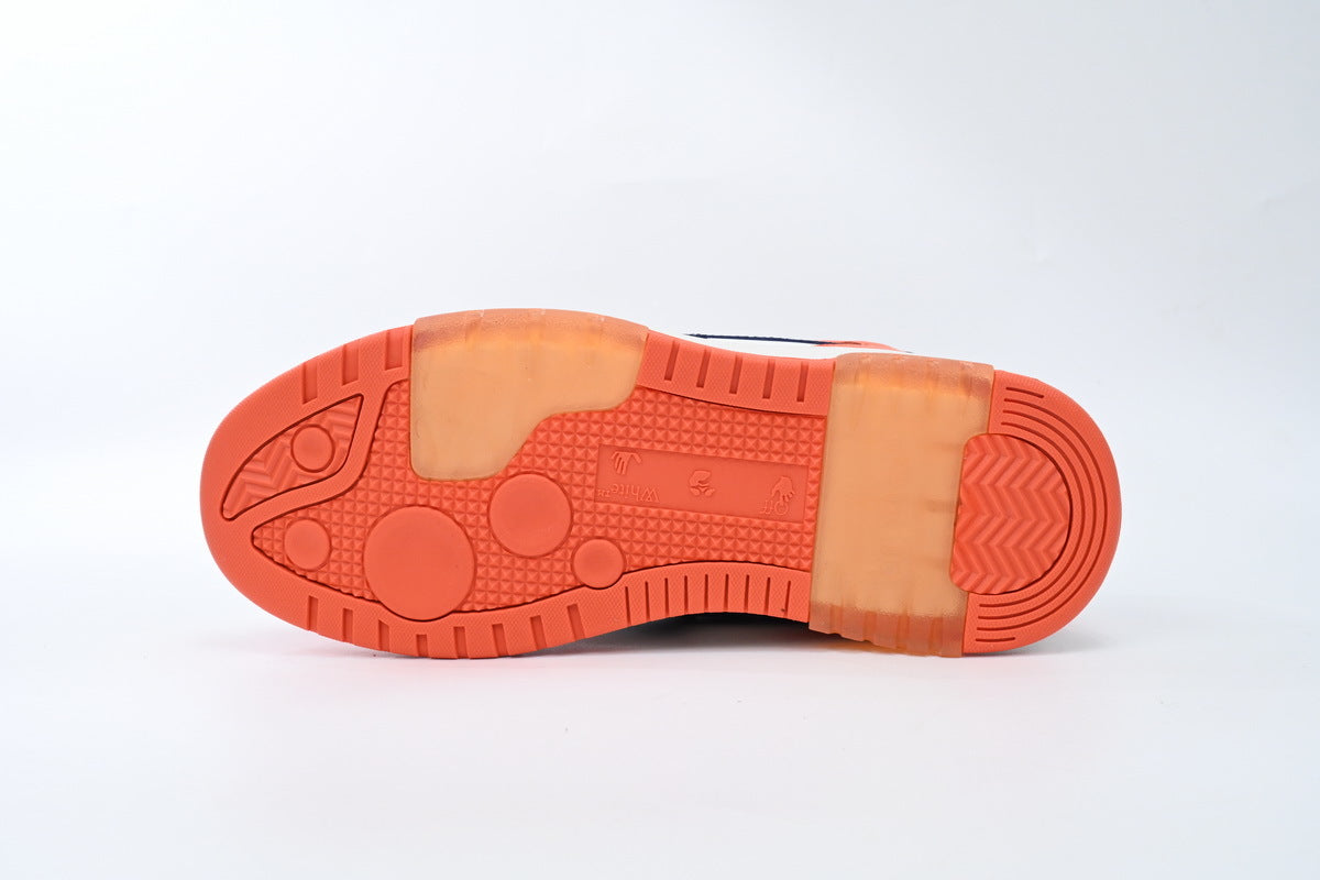 OFF-WHITE Out of Office White/Orange Sneakers