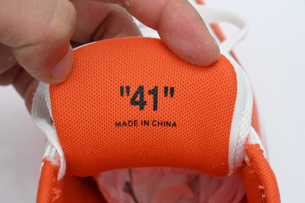 OFF-WHITE Out of Office White/Orange Sneakers