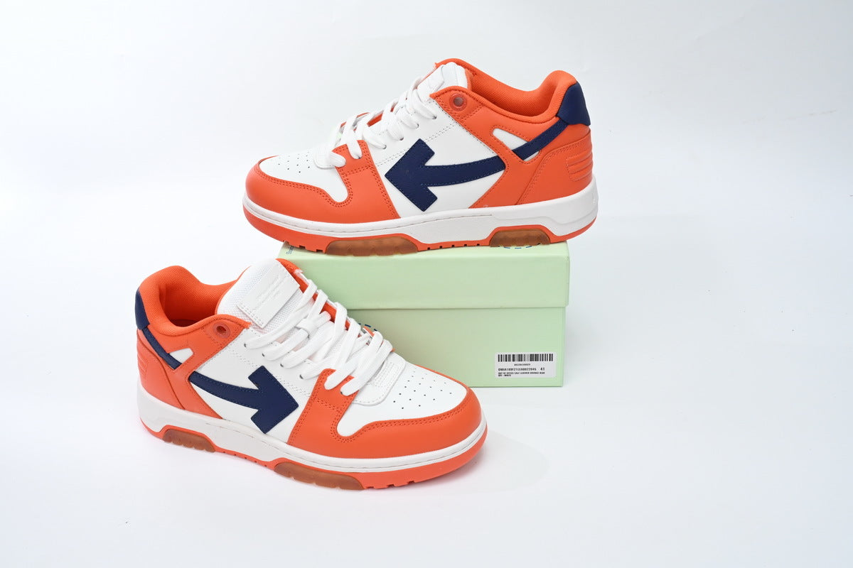OFF-WHITE Out of Office White/Orange Sneakers