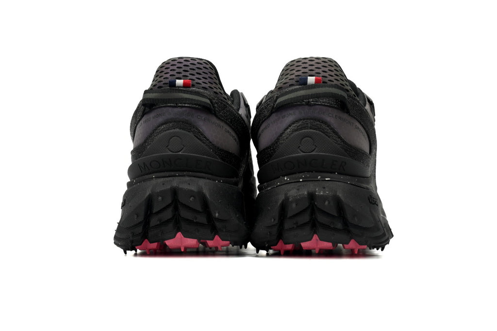 Moncler Trailgrip Black Chameleon Leather Sneakers