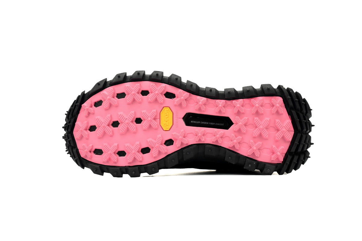 Moncler Trailgrip Black Chameleon Leather Sneakers