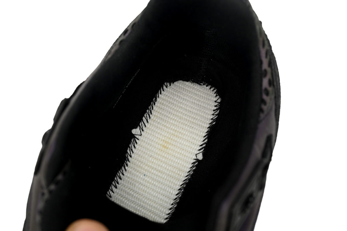 Moncler Trailgrip Black Chameleon Leather Sneakers