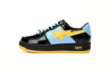 A BATHING APE BAPE STA Low Black Blue and Yellow Sneakers
