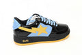 A BATHING APE BAPE STA Low Black Blue Yellow