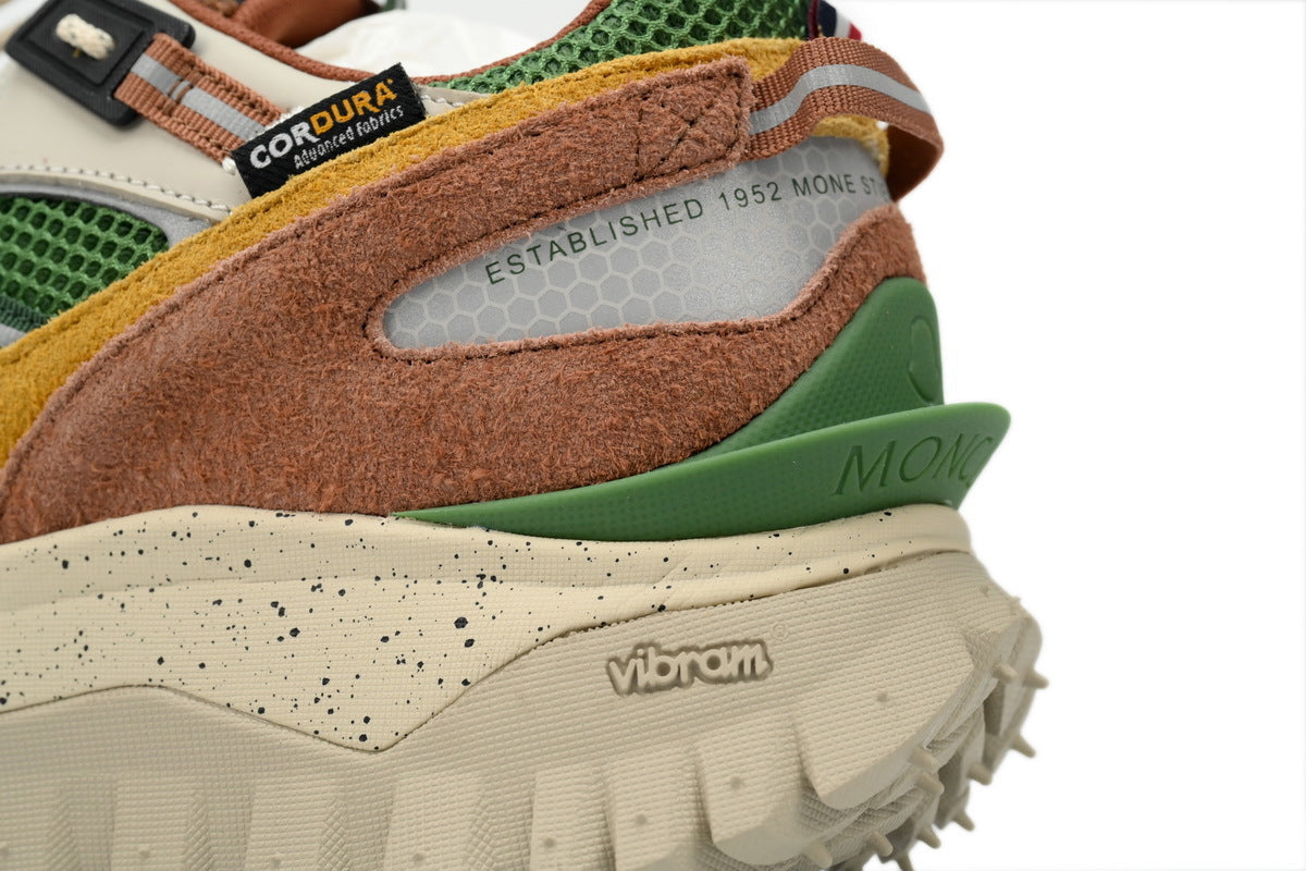 Moncler Trailgrip Low Green Yellow Sneakers