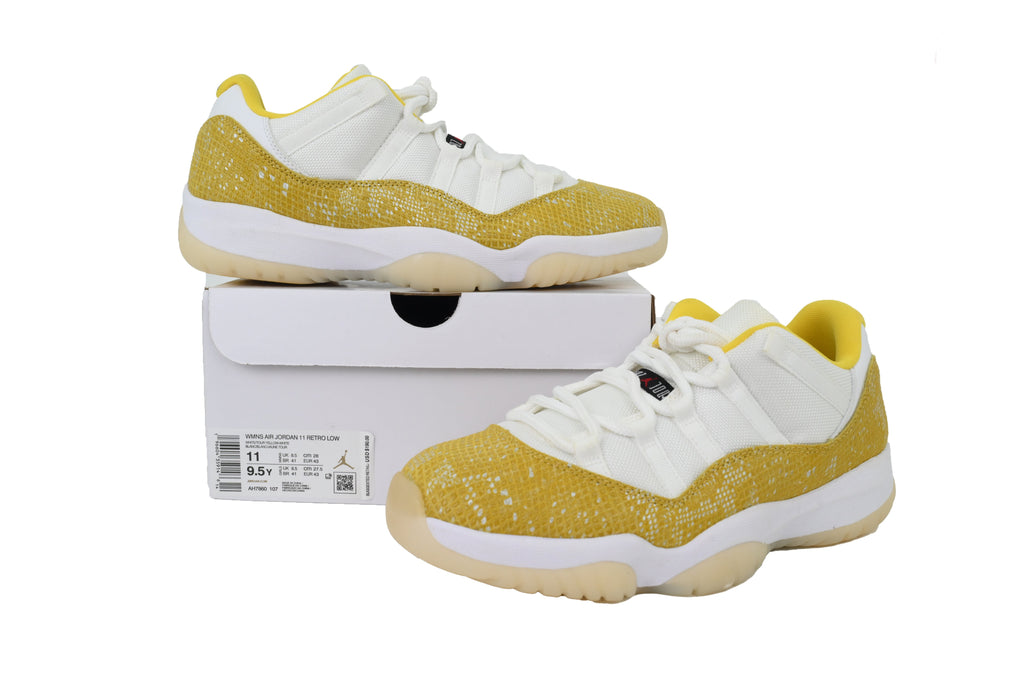 Air Jordan 11 Retro Low WMNS 'Yellow Snakeskin'