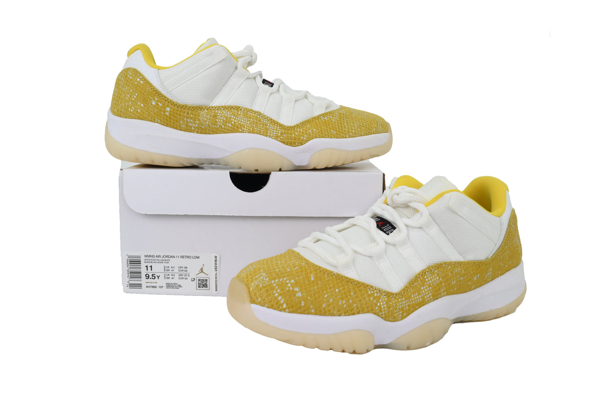 Air Jordan 11 Retro Low WMNS 'Yellow Snakeskin'