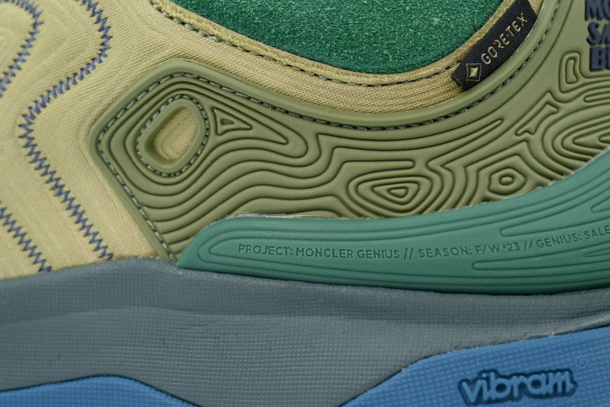 Moncler x Salehe Bembury Trailgrip Grain Green Sneakers