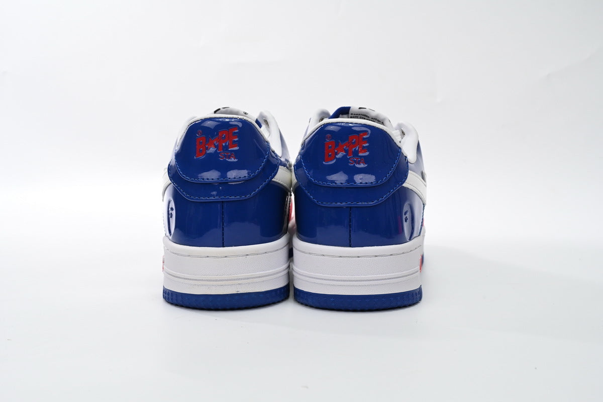 A BATHING APE BAPE STA Low Black Yellow Green White Red Orch Sneakers