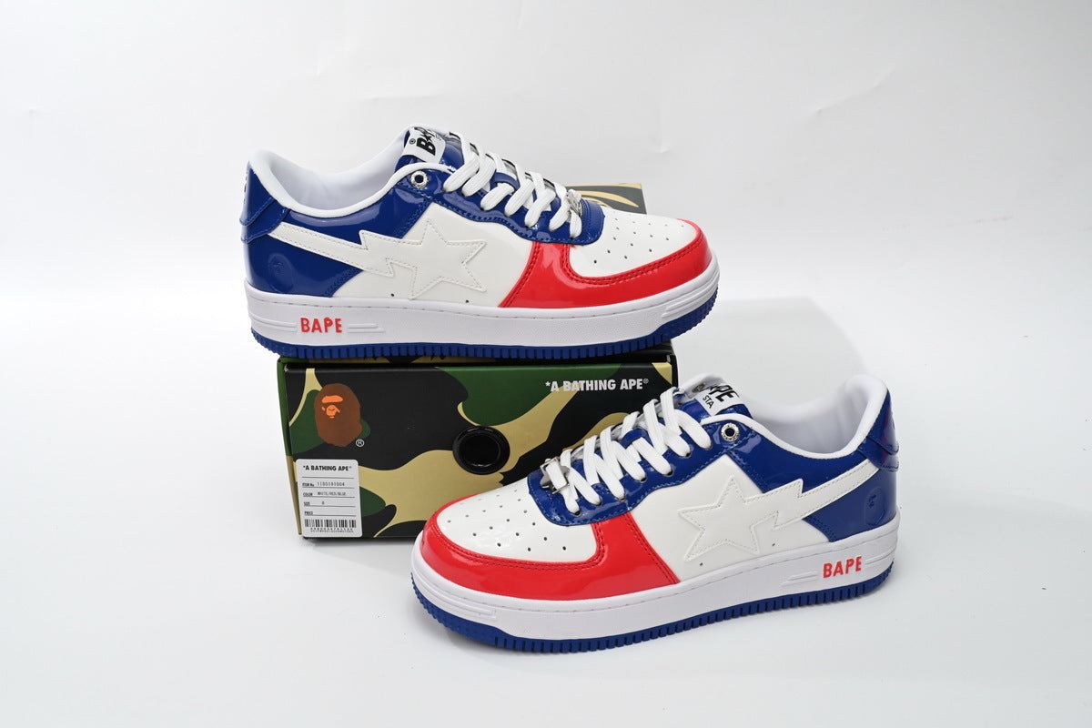 A BATHING APE BAPE STA Low Black Yellow Green White Red Orch Sneakers