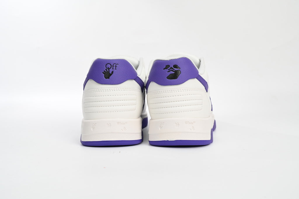 OFF-WHITE Out of Office White/Purple Sneakers
