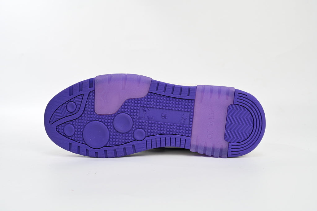 OFF-WHITE Out of Office White/Purple Sneakers