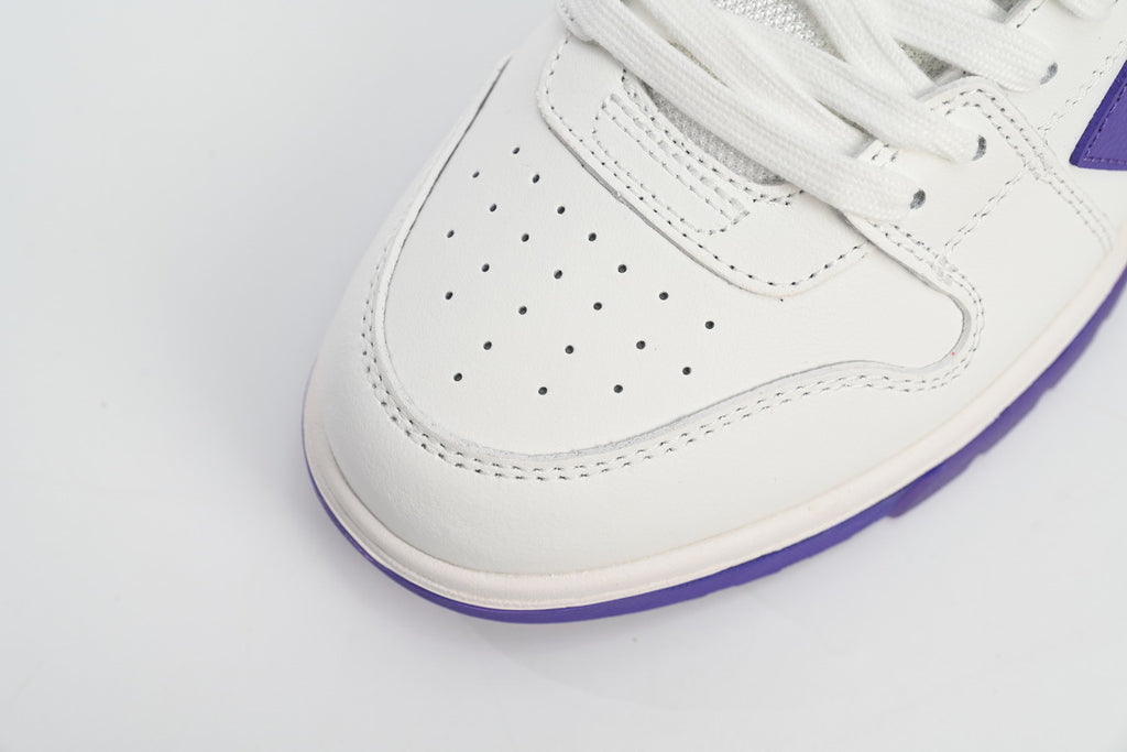 OFF-WHITE Out of Office White/Purple Sneakers