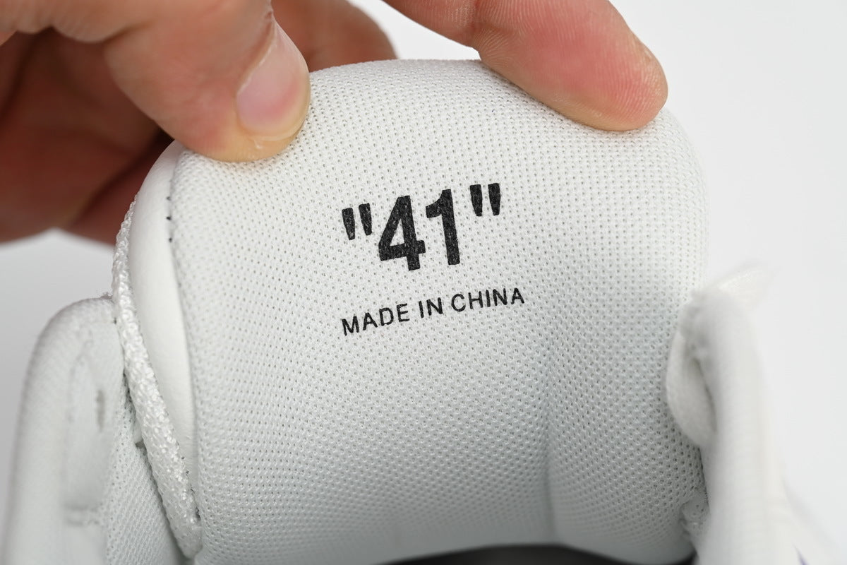 OFF-WHITE Out of Office White/Purple Sneakers